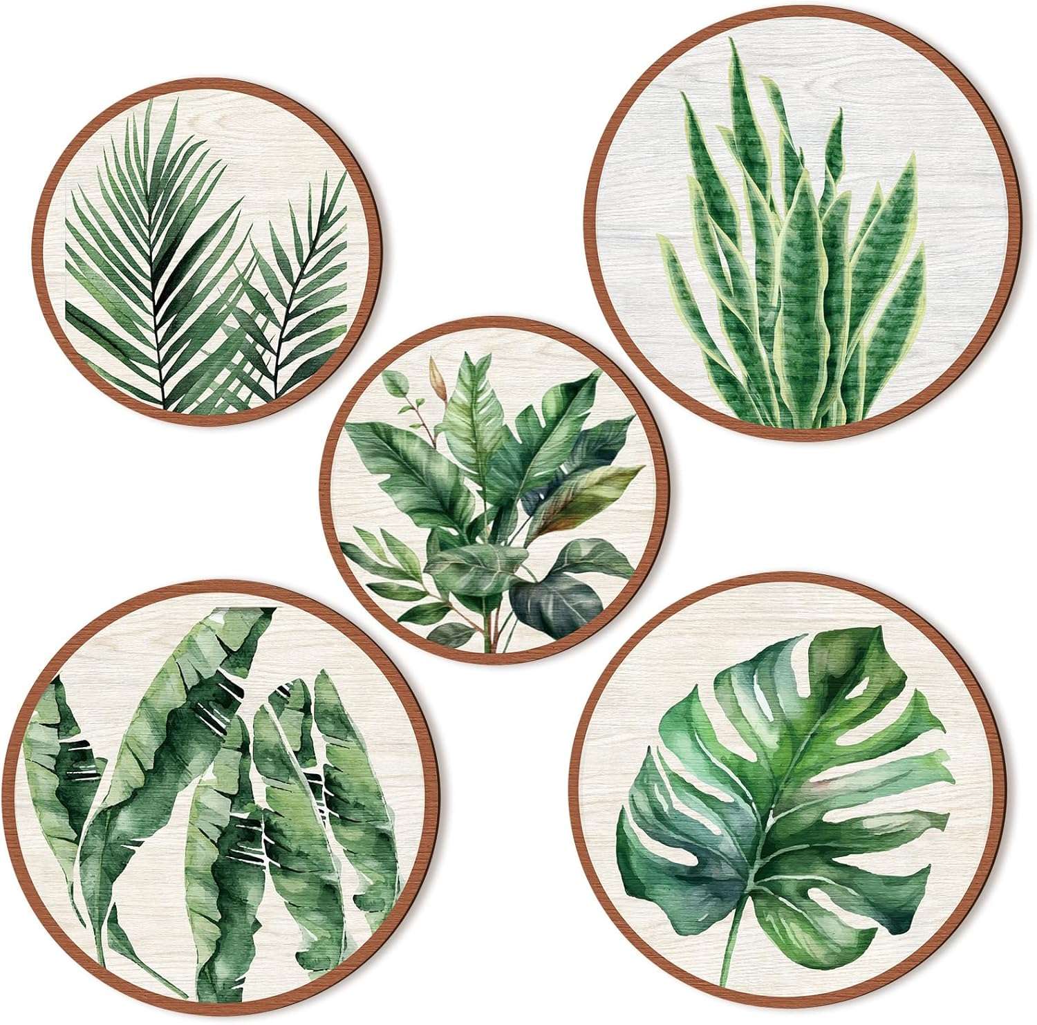 5 PCS Circle Wall Painting - Image 6