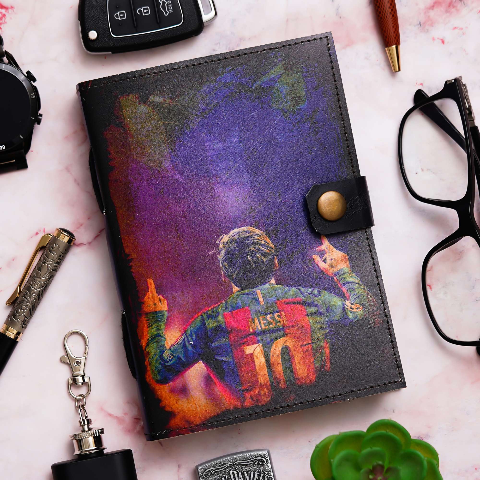 Vintage Handmade Genuine Leather Diary Journal | Premium Antique String Closure | 200 Handmade Unruled Pages DIARY-62