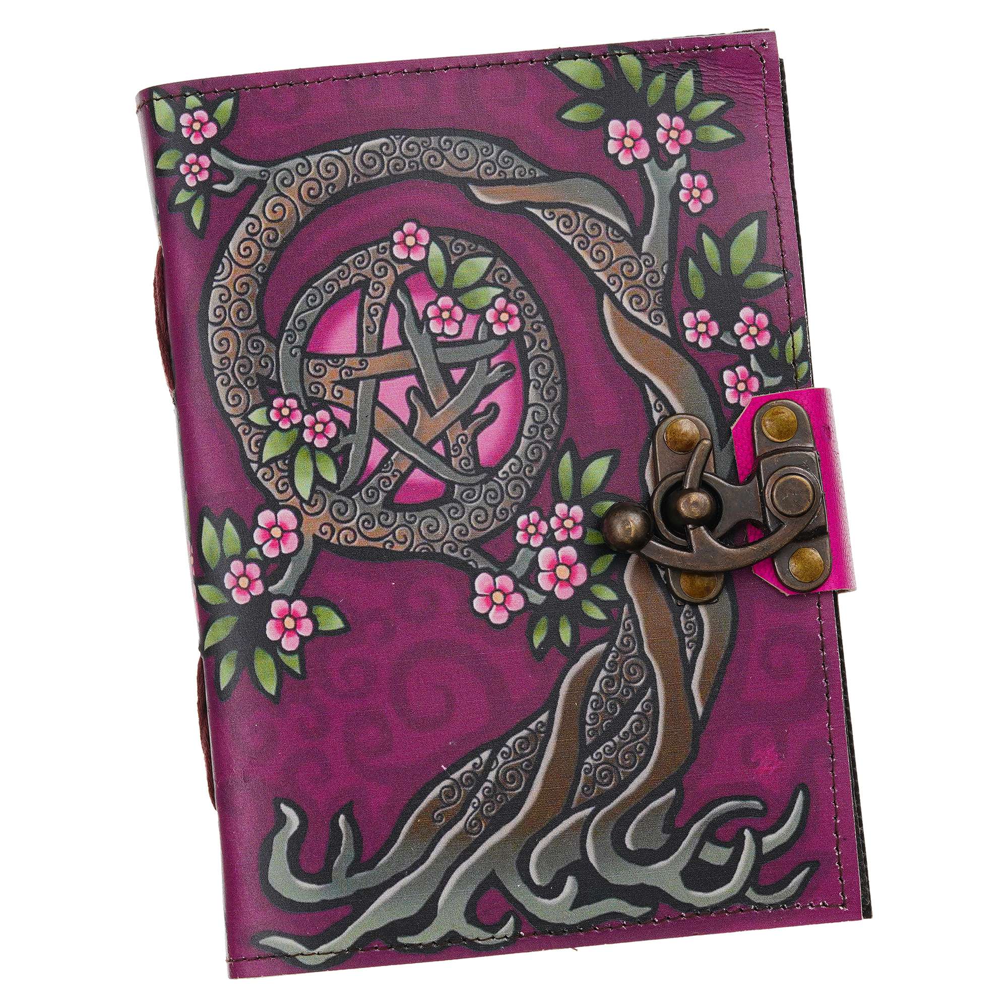 Vintage Handmade Genuine Leather Diary Journal | Premium Antique String Closure | 200 Handmade Unruled Pages DIARY-35 - Image 3
